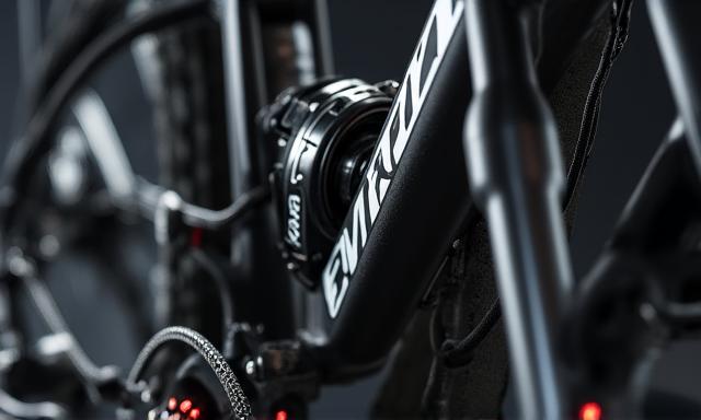 Dettaglio motore e batteria di una bicicletta elettrica di ultima generazione